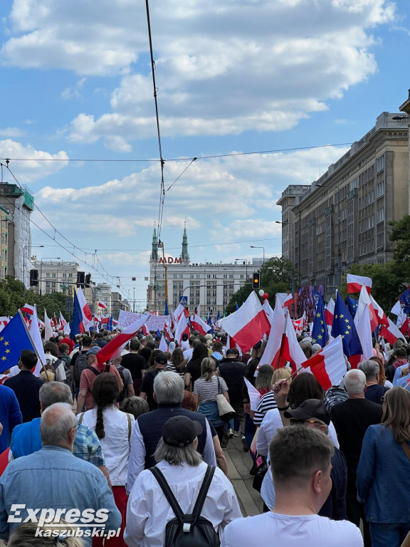 Marsz poparcia Rafała Trzaskowskiego w Warszawie