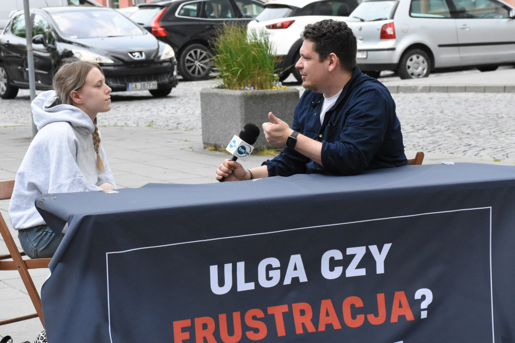 TVN24 i powyborcza sonda w Kartuzach