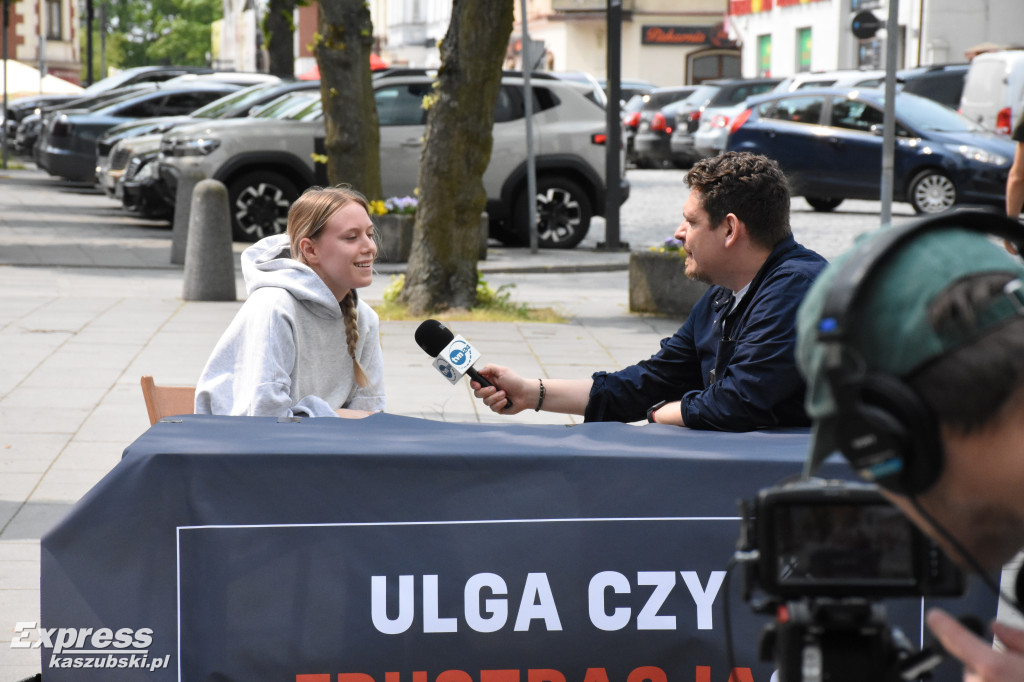 TVN24 i powyborcza sonda w Kartuzach