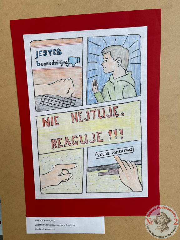 Konkurs Nie hejtuję - reaguję