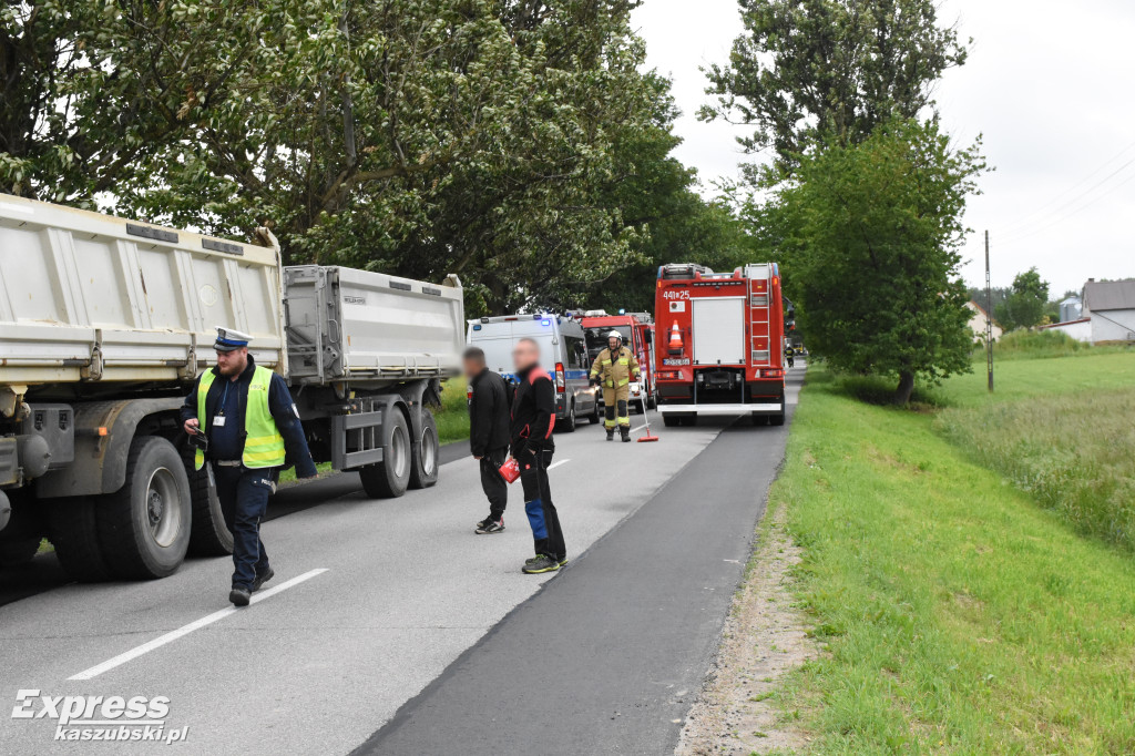 Wypadek na trasie Tuchlino - Mściszewice