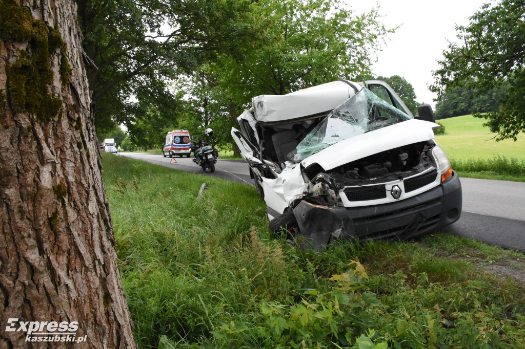 Wypadek na trasie Tuchlino - Mściszewice