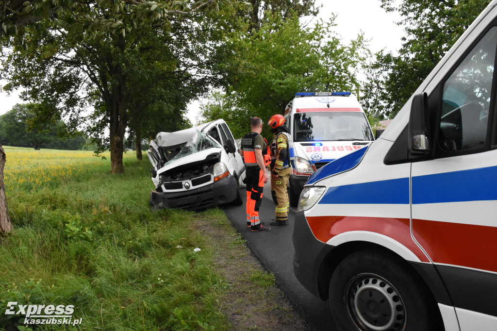 Wypadek na trasie Tuchlino - Mściszewice