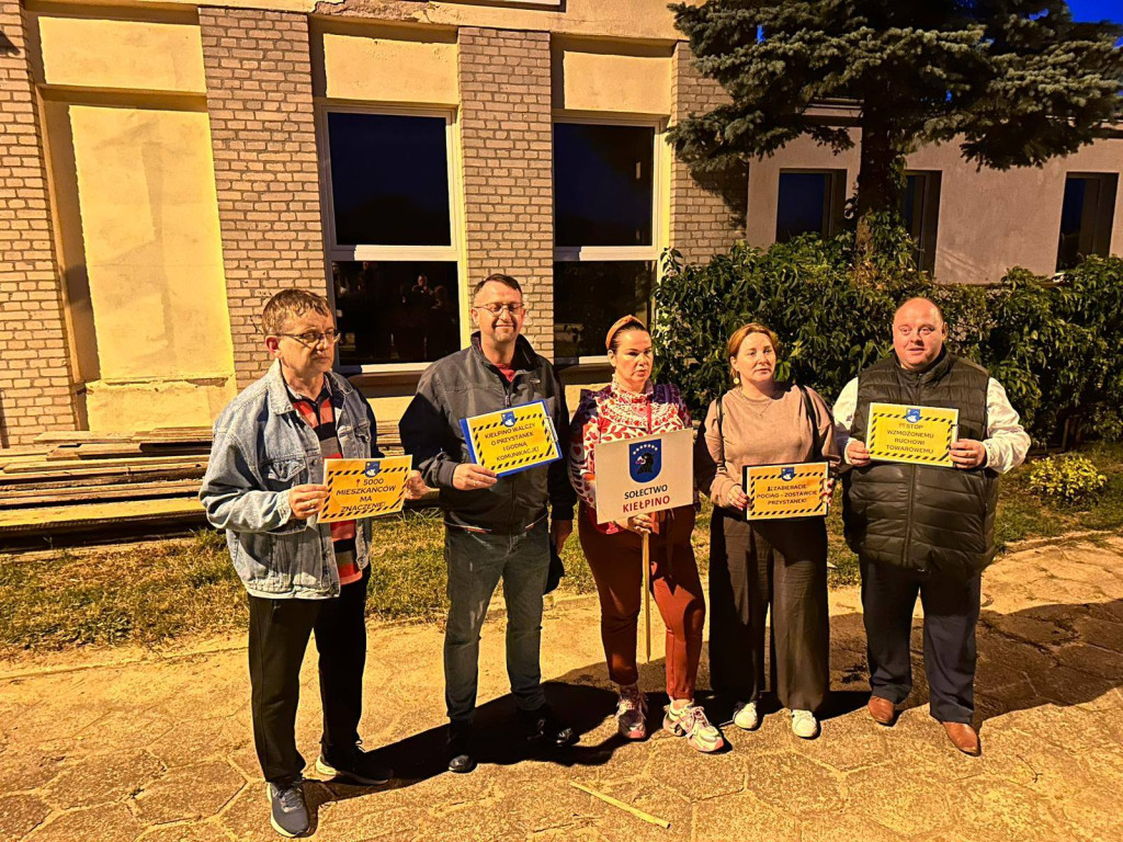 Mieszkańcy walczą o przystanek kolejowy w Kiełpinie