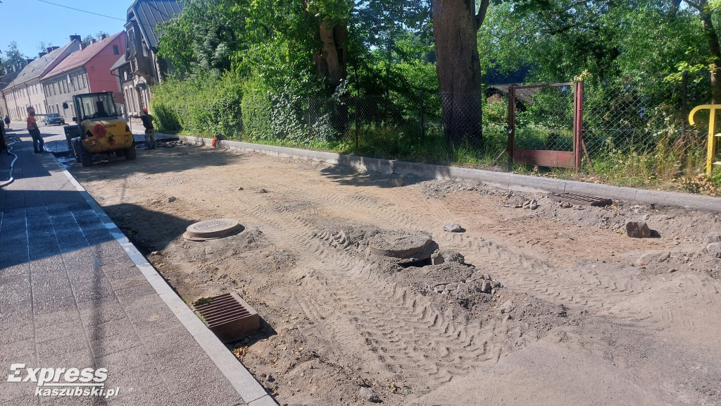 Remont ulicy Klasztornej w Kartuzach