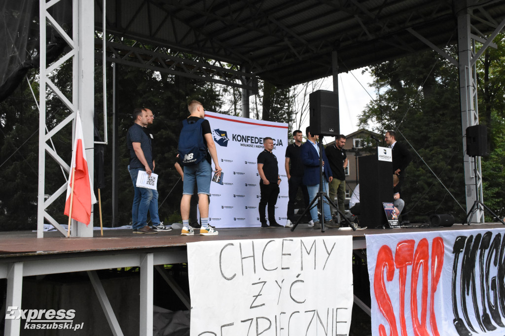 Manifestacja pod hasłem \