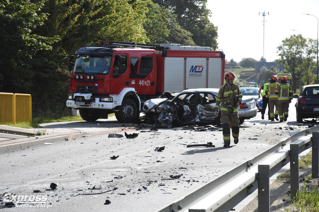 Wypadek w Łapalicach