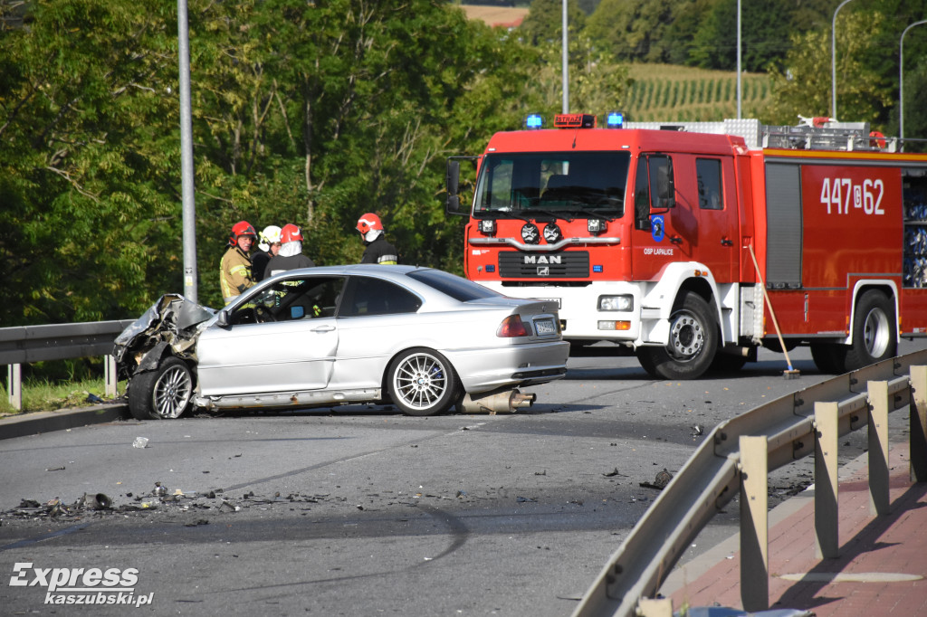 Wypadek w Łapalicach