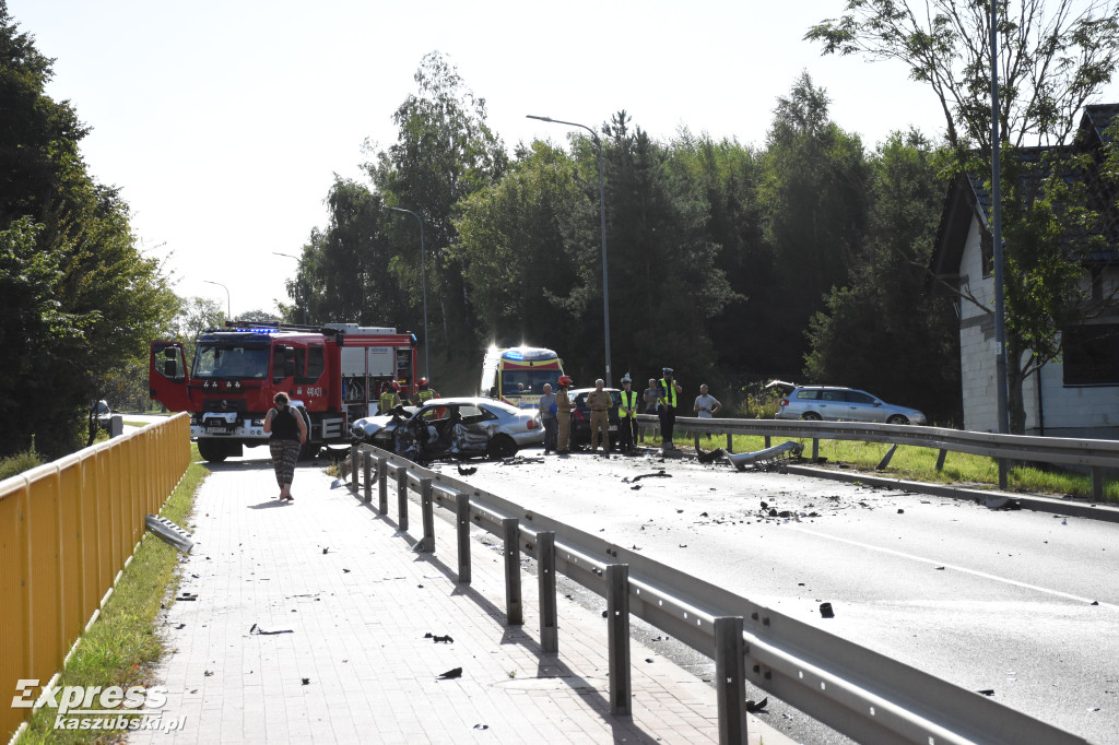 Wypadek w Łapalicach