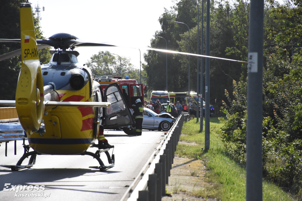 Wypadek w Łapalicach