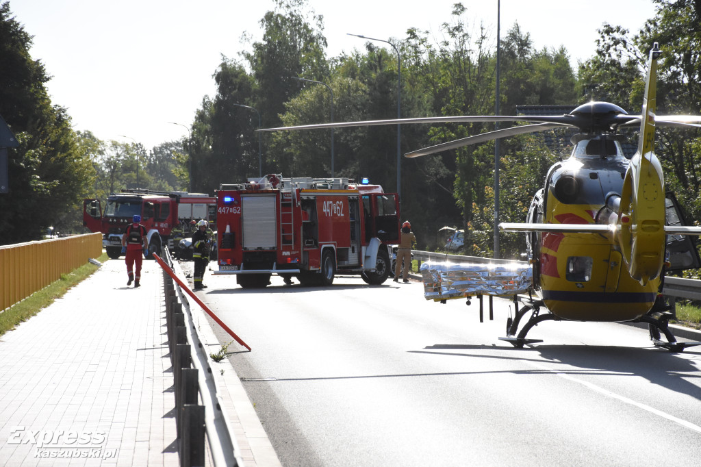 Wypadek w Łapalicach