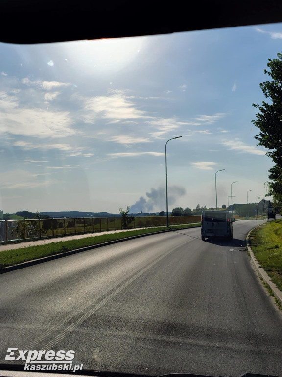 Pożar w Kawlach - zdjęcia Czytelników
