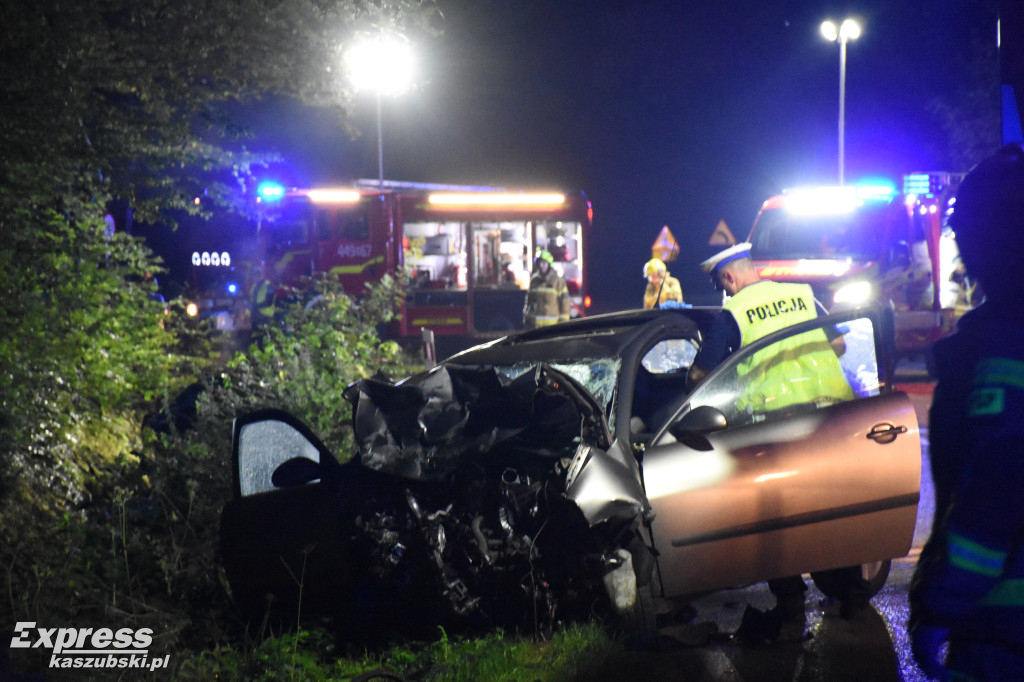 Wypadek na drodze Kartuzy - Leszno