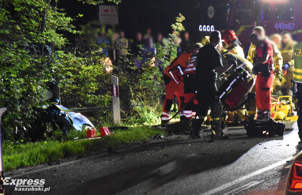 Wypadek na drodze Kartuzy - Leszno