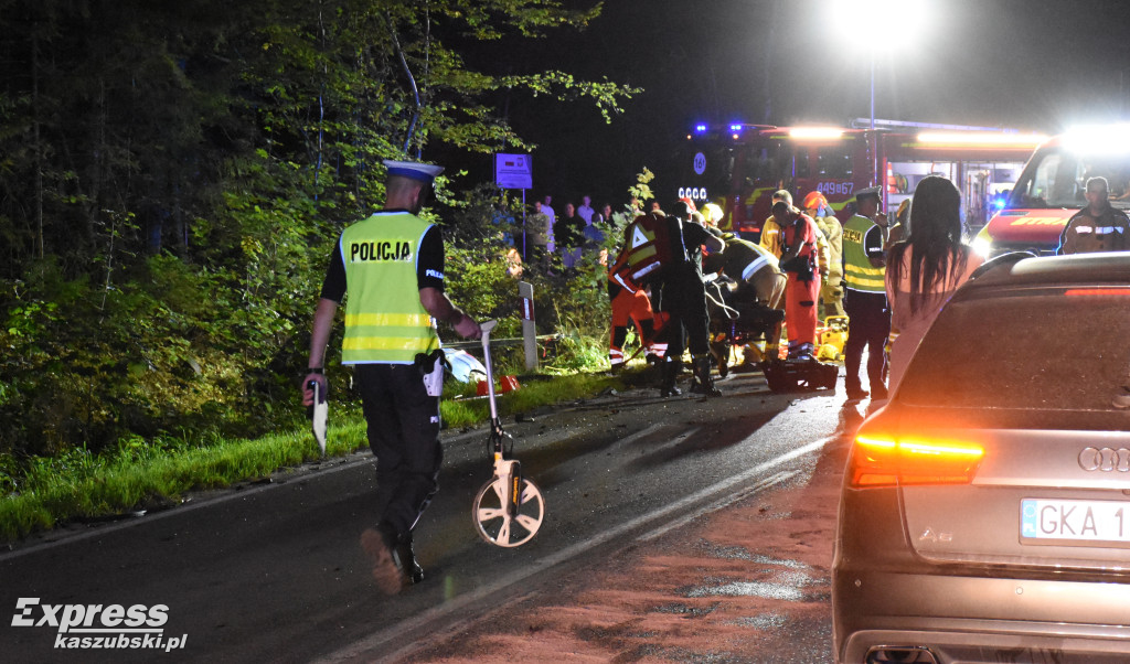 Wypadek na drodze Kartuzy - Leszno