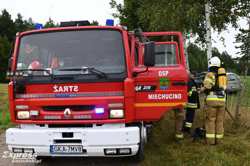 Pożar zabudowań w Garczu