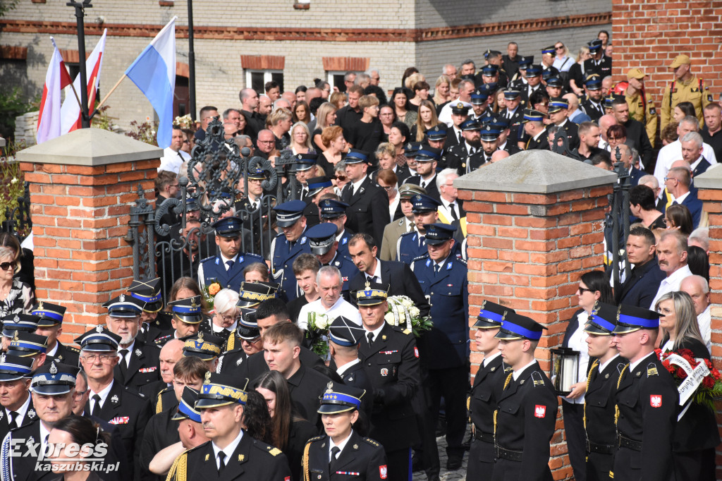 Pogrzeb druha Krystiana Dułaka