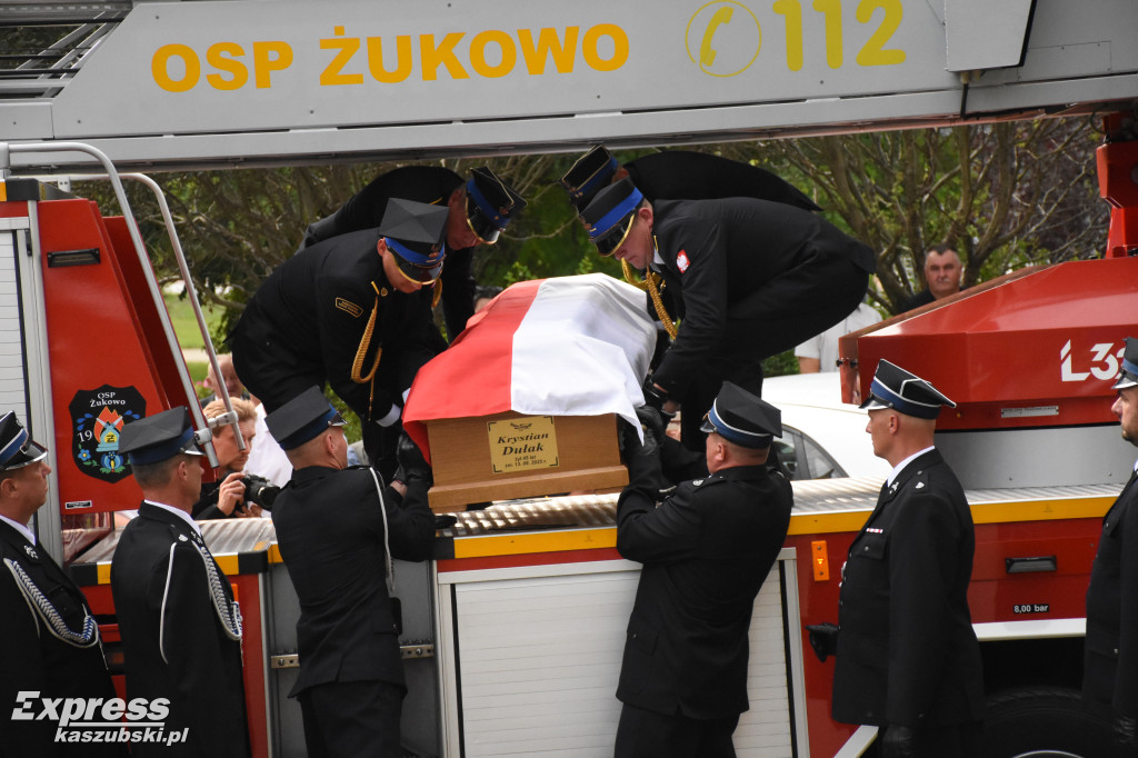 Pogrzeb druha Krystiana Dułaka