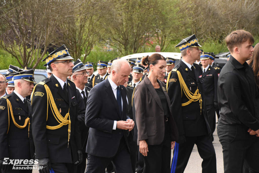 Pogrzeb druha Krystiana Dułaka