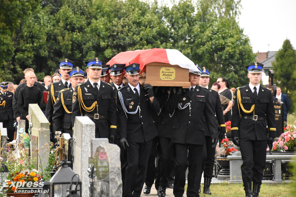 Pogrzeb druha Krystiana Dułaka