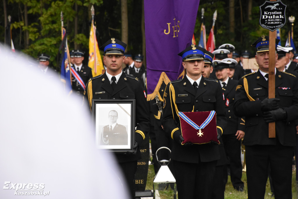 Pogrzeb druha Krystiana Dułaka