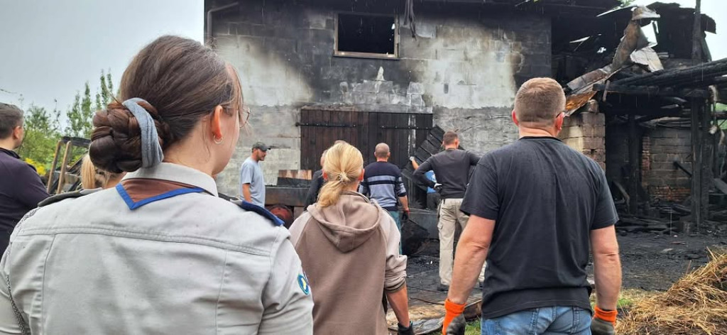 Akcja pomocy pogorzelcom z Garcza