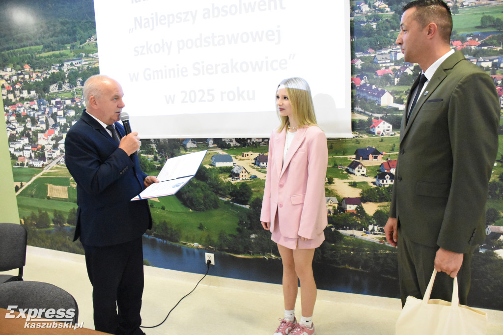 Wyróżnienia dla najlepszych absolwentów z gm. Sierakowice