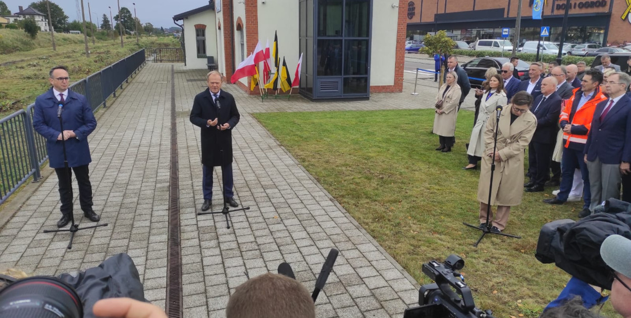 Donald Tusk w Sierakowicach