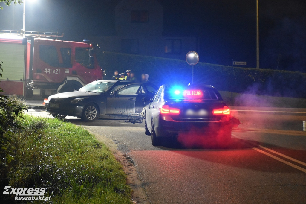 Wypadek motocyklisty w Ręboszewie