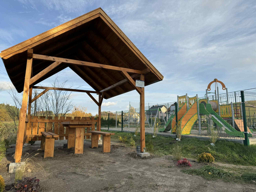 Nowa altana w Prokowie