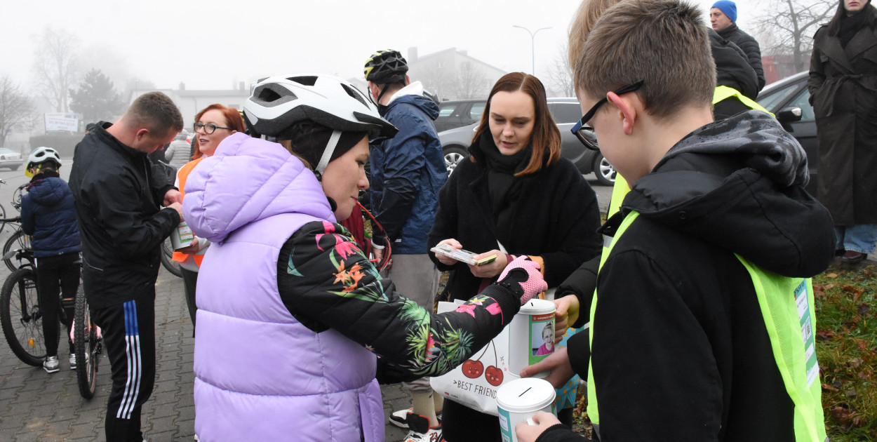 Charytatywny przejazd rowerowy dla Olgi