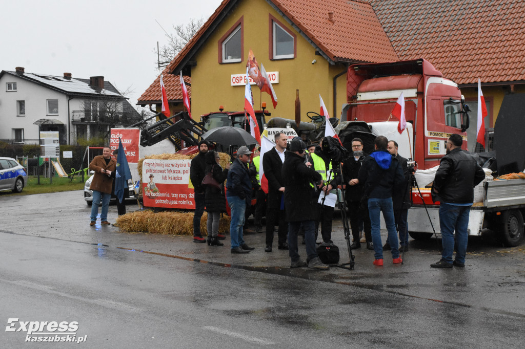 Protest Rolników w Egiertowie