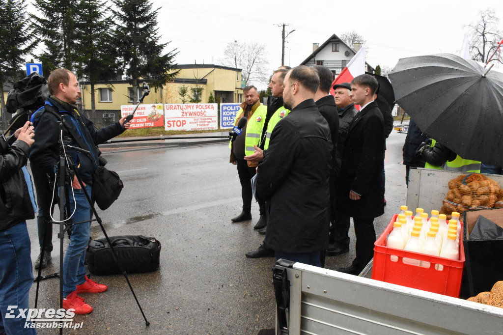 Protest Rolników w Egiertowie