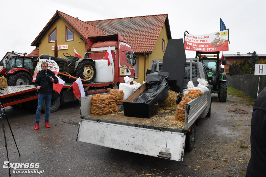 Protest Rolników w Egiertowie