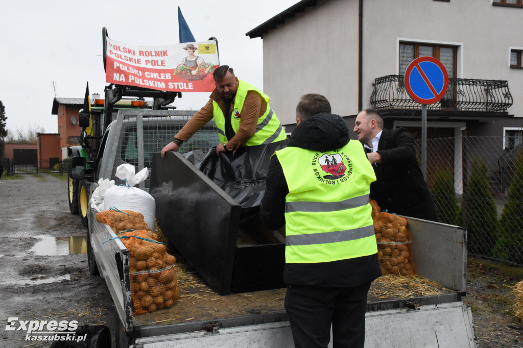 Protest Rolników w Egiertowie