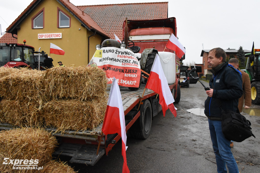 Protest Rolników w Egiertowie