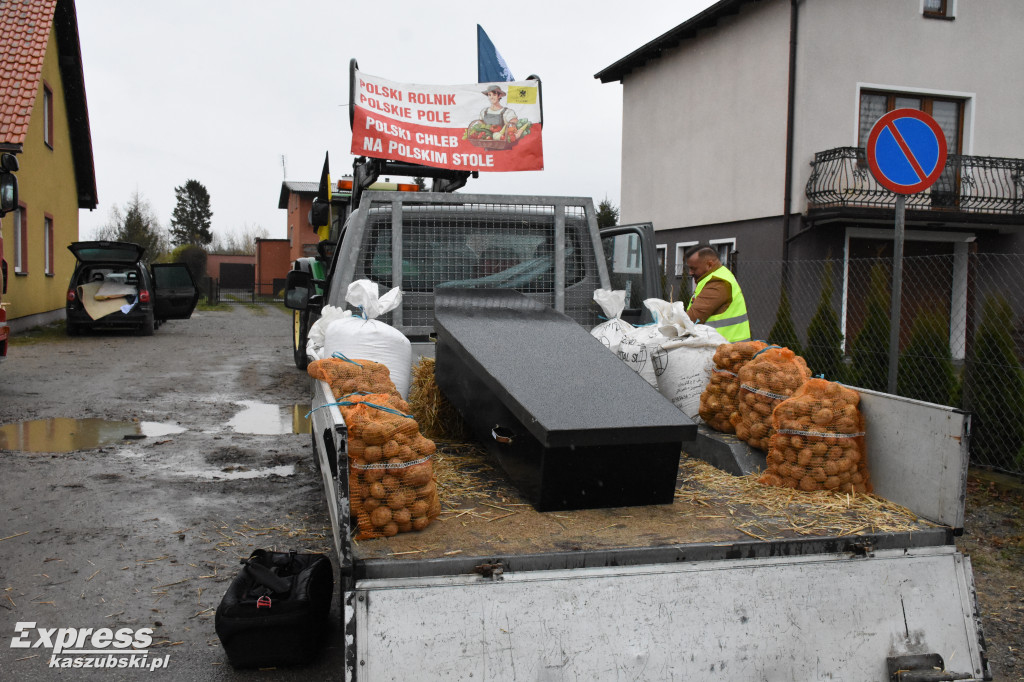 Protest Rolników w Egiertowie