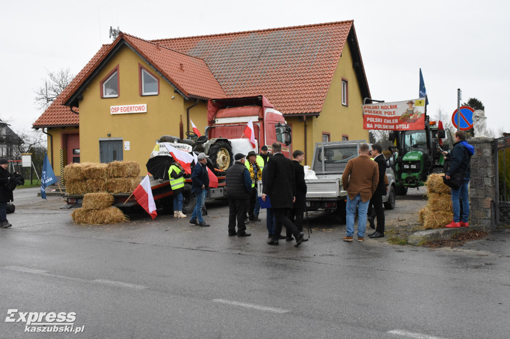 Protest Rolników w Egiertowie