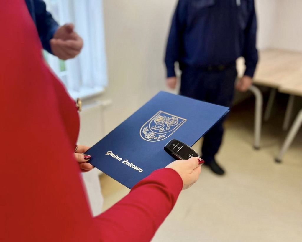 Uroczystość w komisariacie w Żukowie