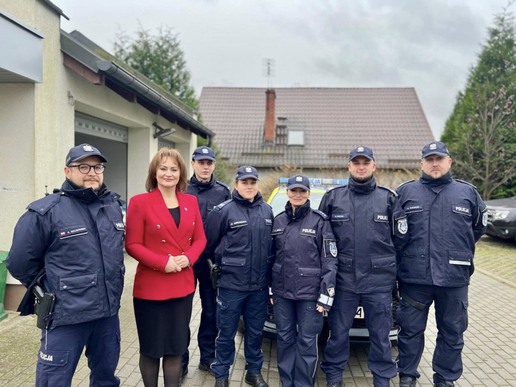 Uroczystość w komisariacie w Żukowie