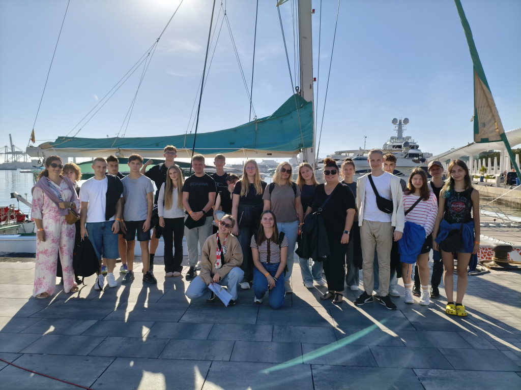 Praktyki uczniów w hiszpańskiej Maladze