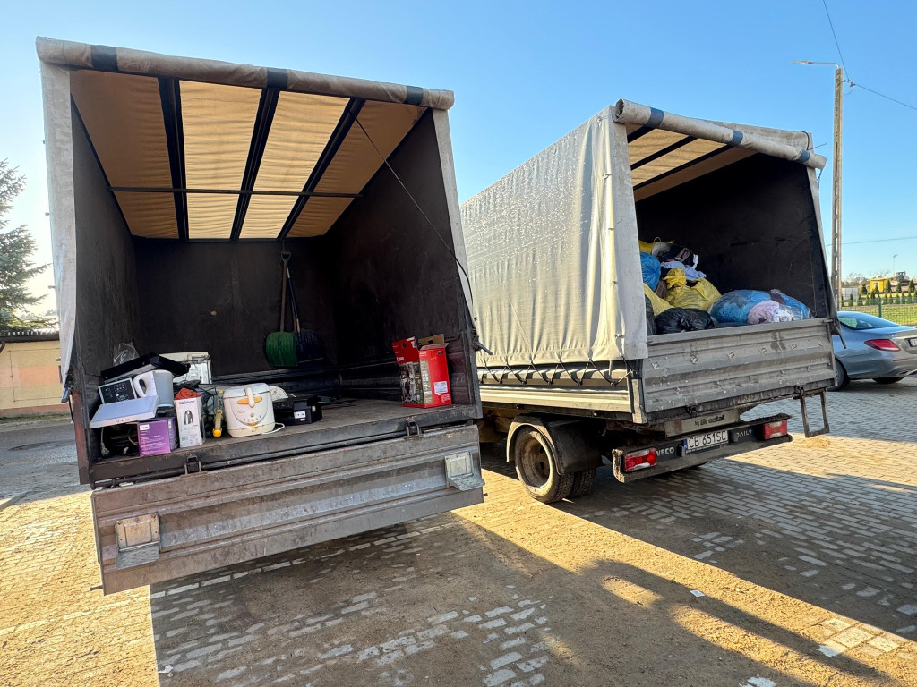 Mobilny PSZOK w gminie Stężyca