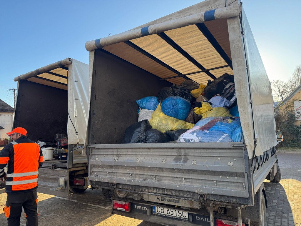 Mobilny PSZOK w gminie Stężyca