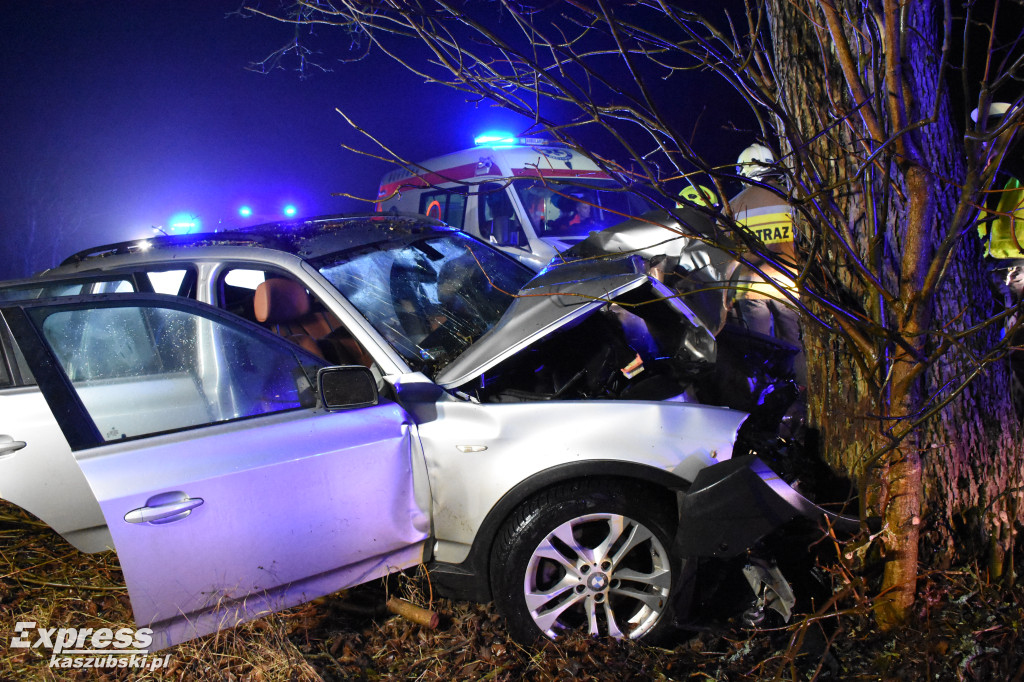 Wypadek w Węsiorach