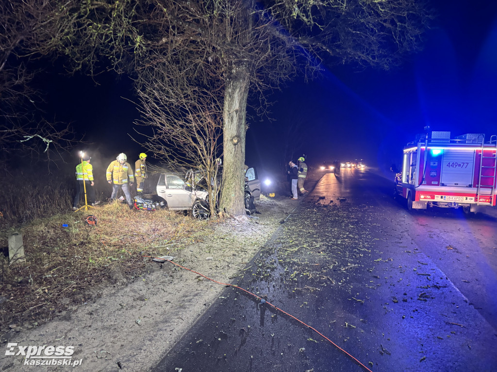 Wypadek w Węsiorach