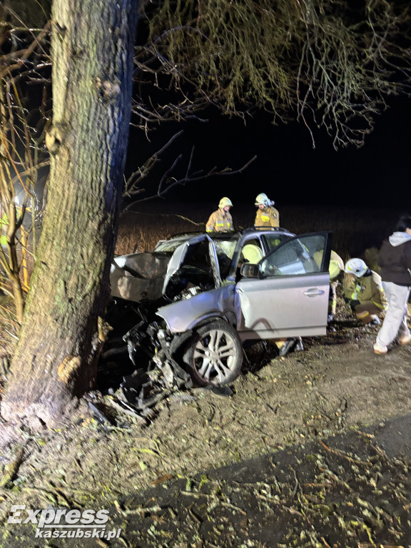 Wypadek w Węsiorach