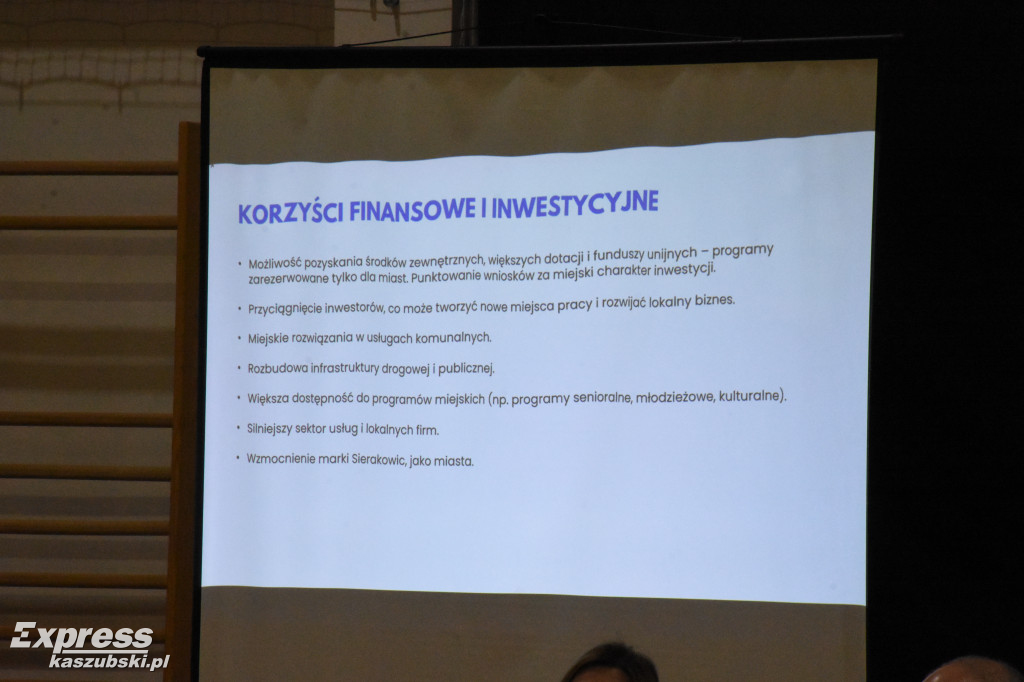 Pierwsze konsultacje społeczne ws. praw miejskich dla Sierakowic