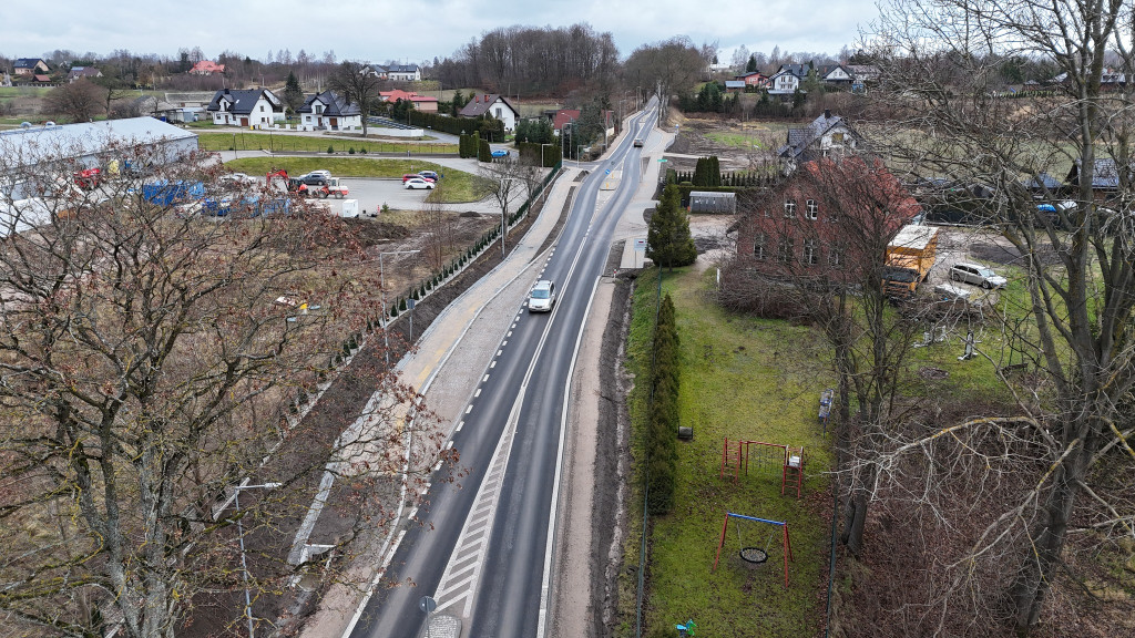Wyremontowana droga wojewódzka w Załężu
