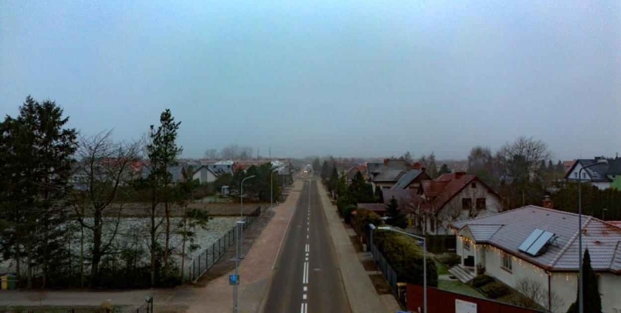 Ulica Pszenna w Baninie