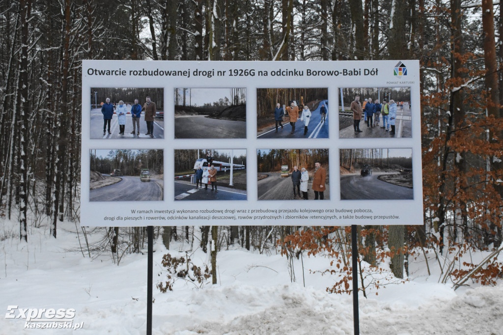 Otwarcie drogi Borowo - Babi Dół